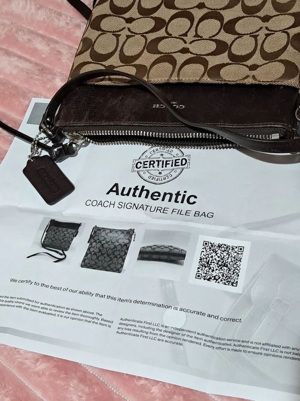 Coach ​authentic signature